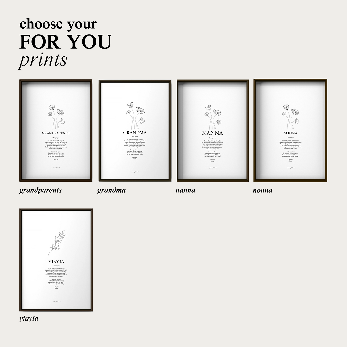 The FOR YOU - Bundle Set