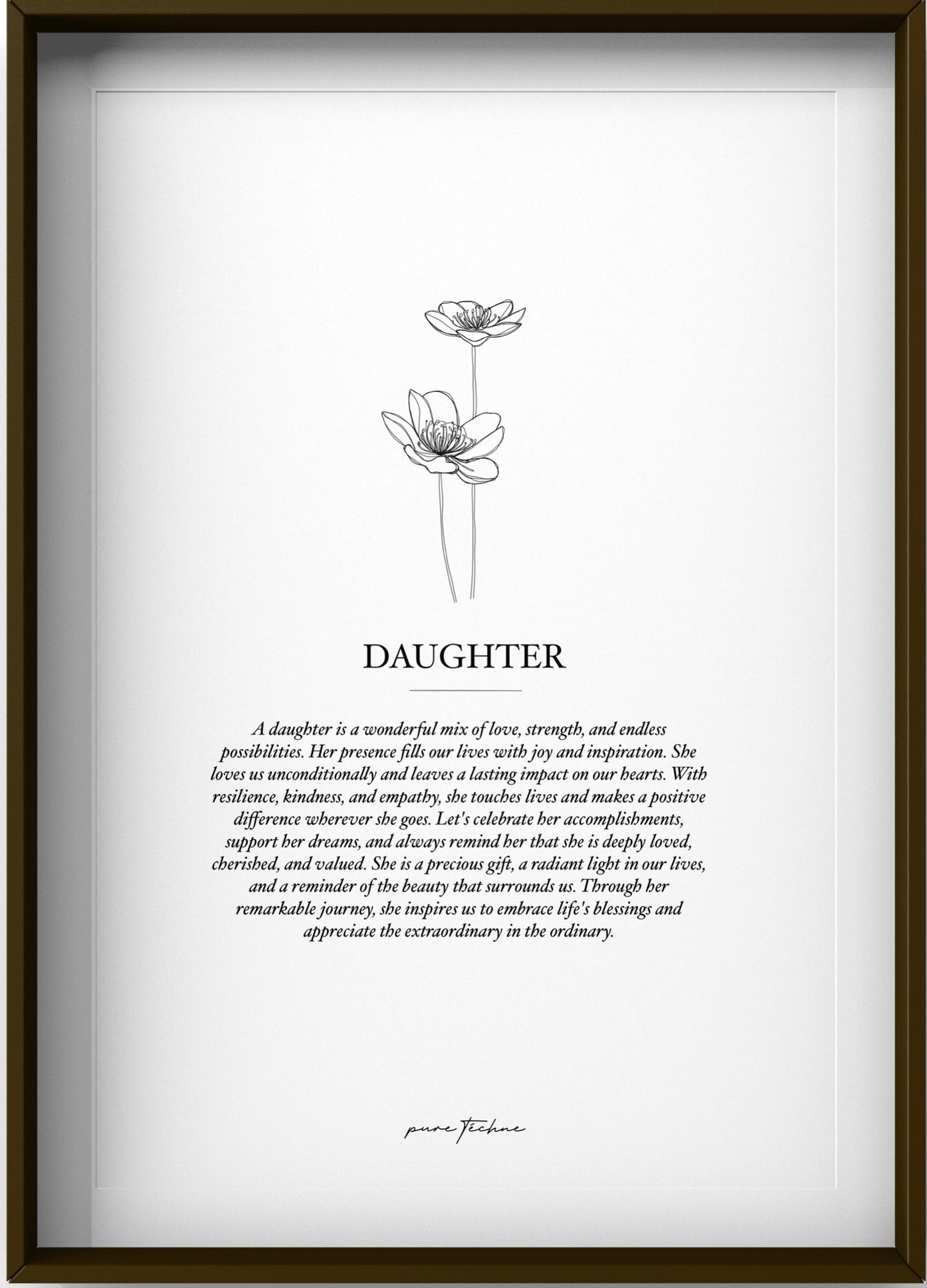 Daughter - A4 Print