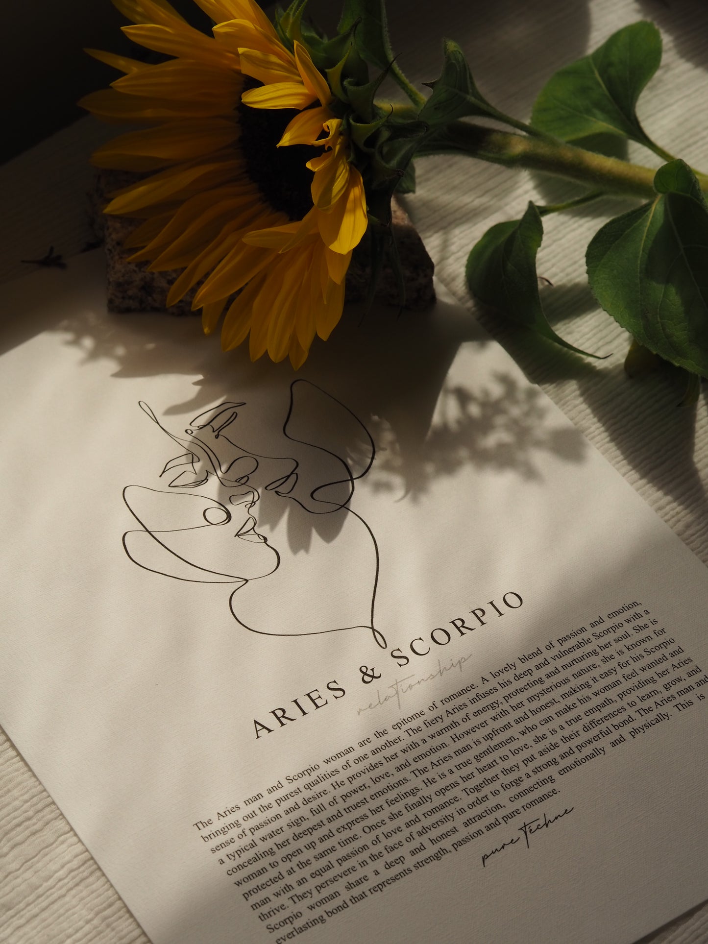 Zodiac Compatibility Artwork - Man & Woman