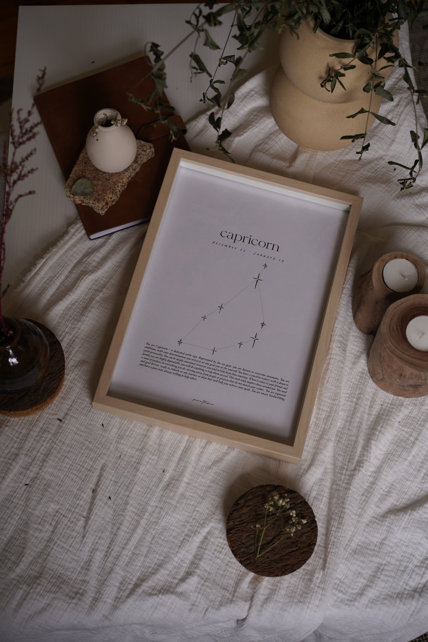 Capricorn - 'Stars' Zodiac Print