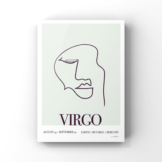 Zodiac Wall Art - 'Virgo'
