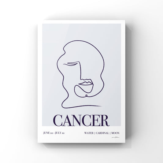 Zodiac Wall Art - 'Cancer'