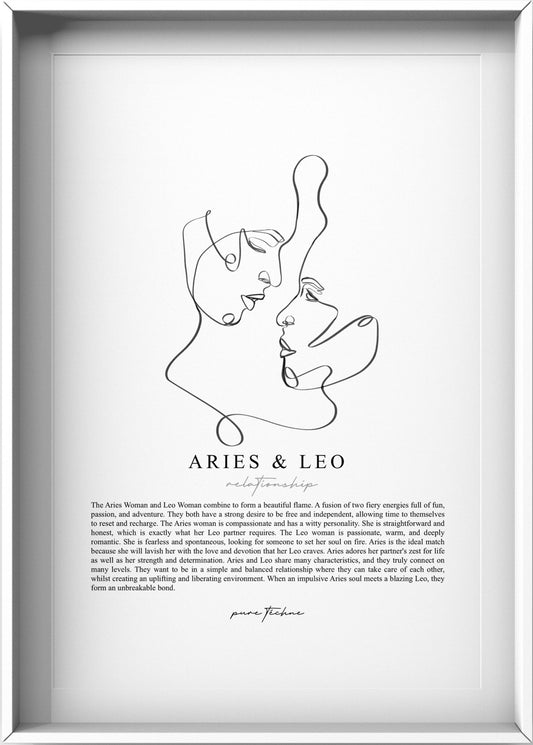 Aries Woman & Leo Woman