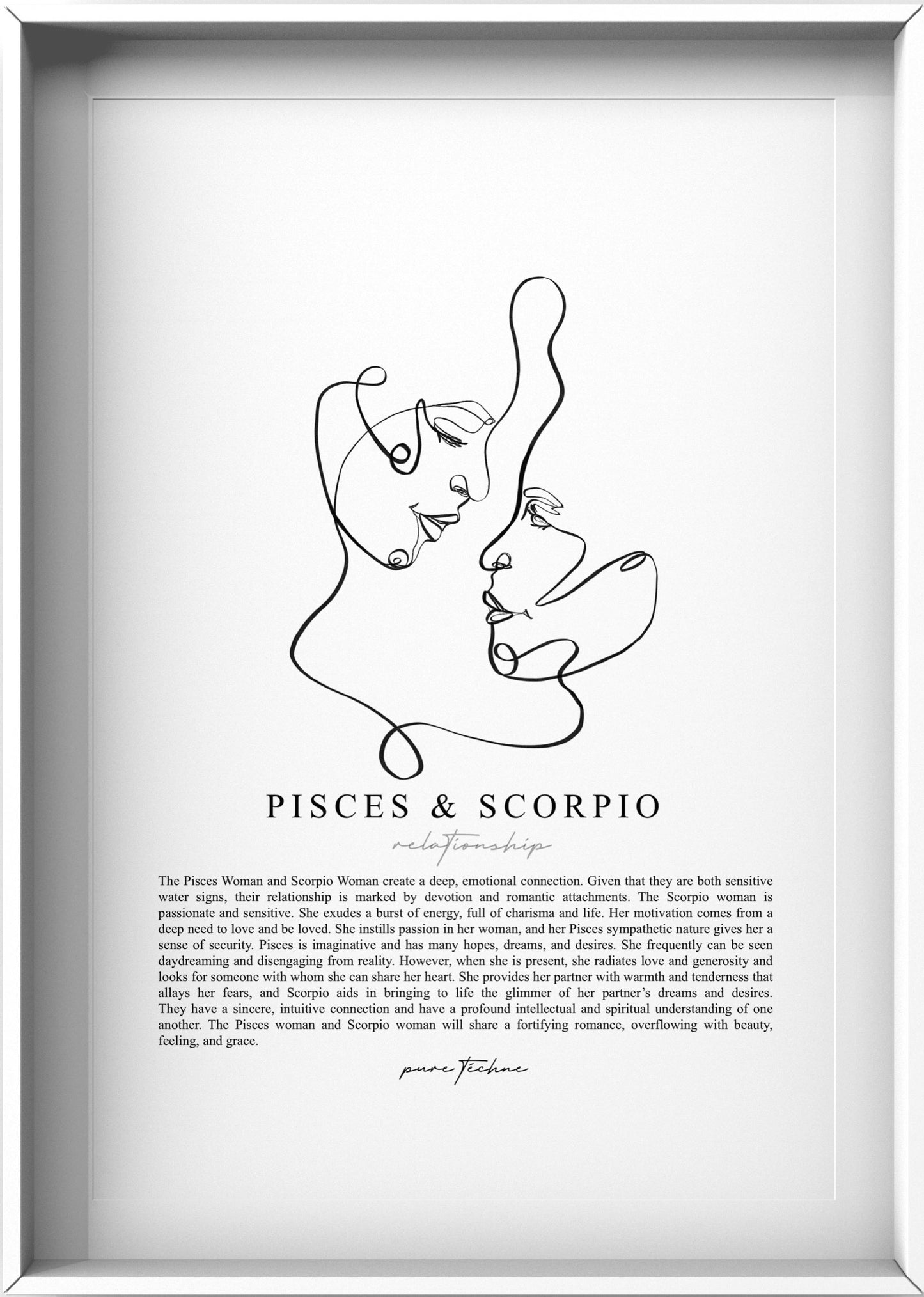 Pisces Woman & Scorpio Woman