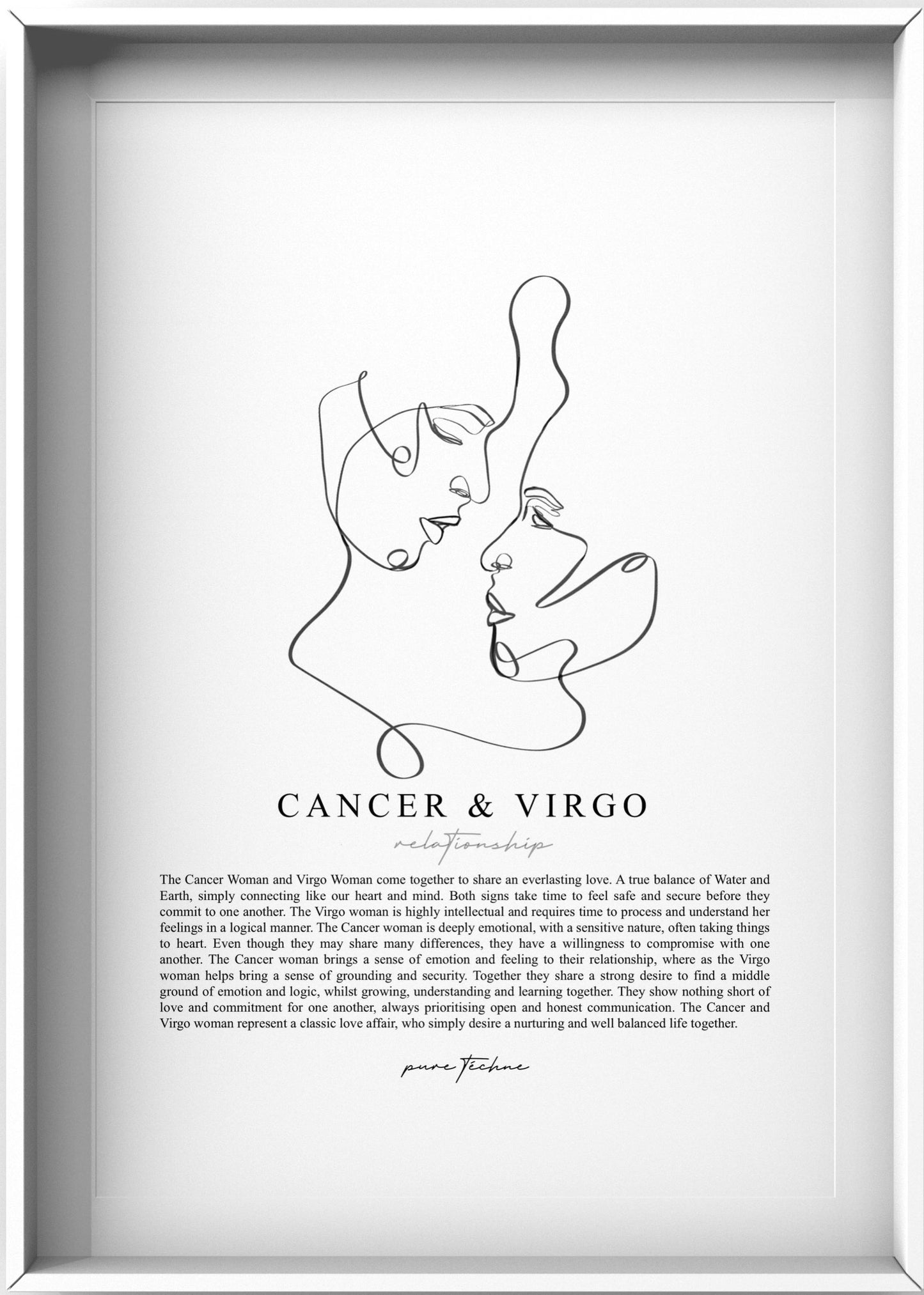 Cancer Woman & Virgo Woman