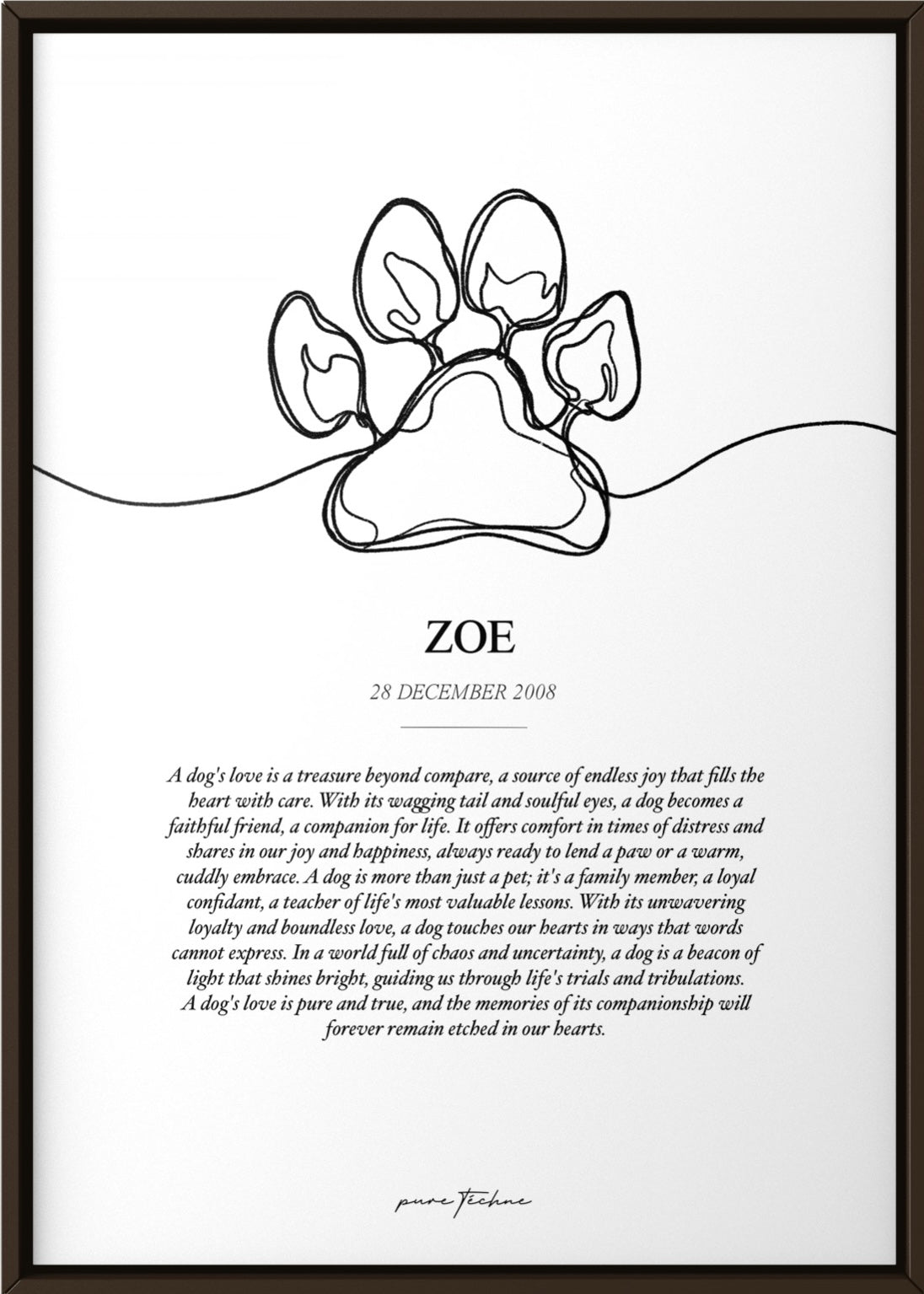 Personalised 'Pet' Poem