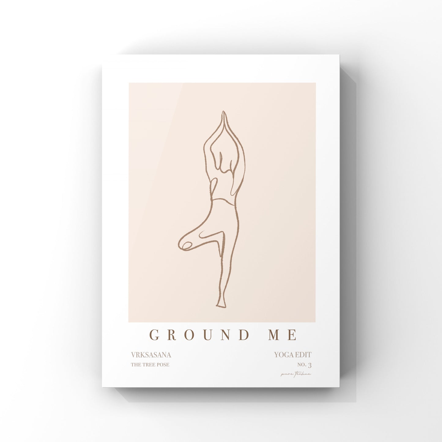 Yoga Wall Art - 'Ground Me' - No.3