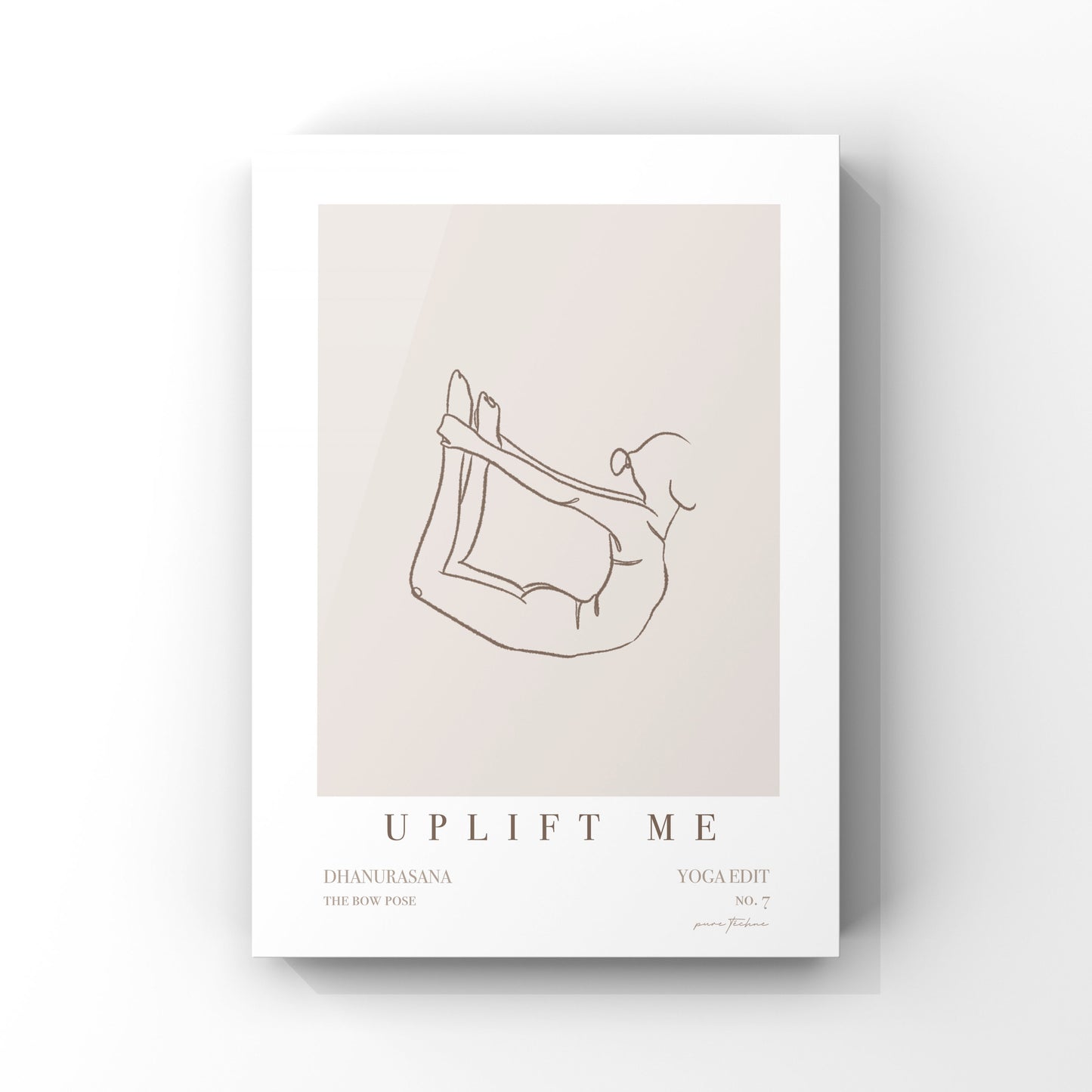 Yoga Wall Art - 'Uplift Me' - No.7