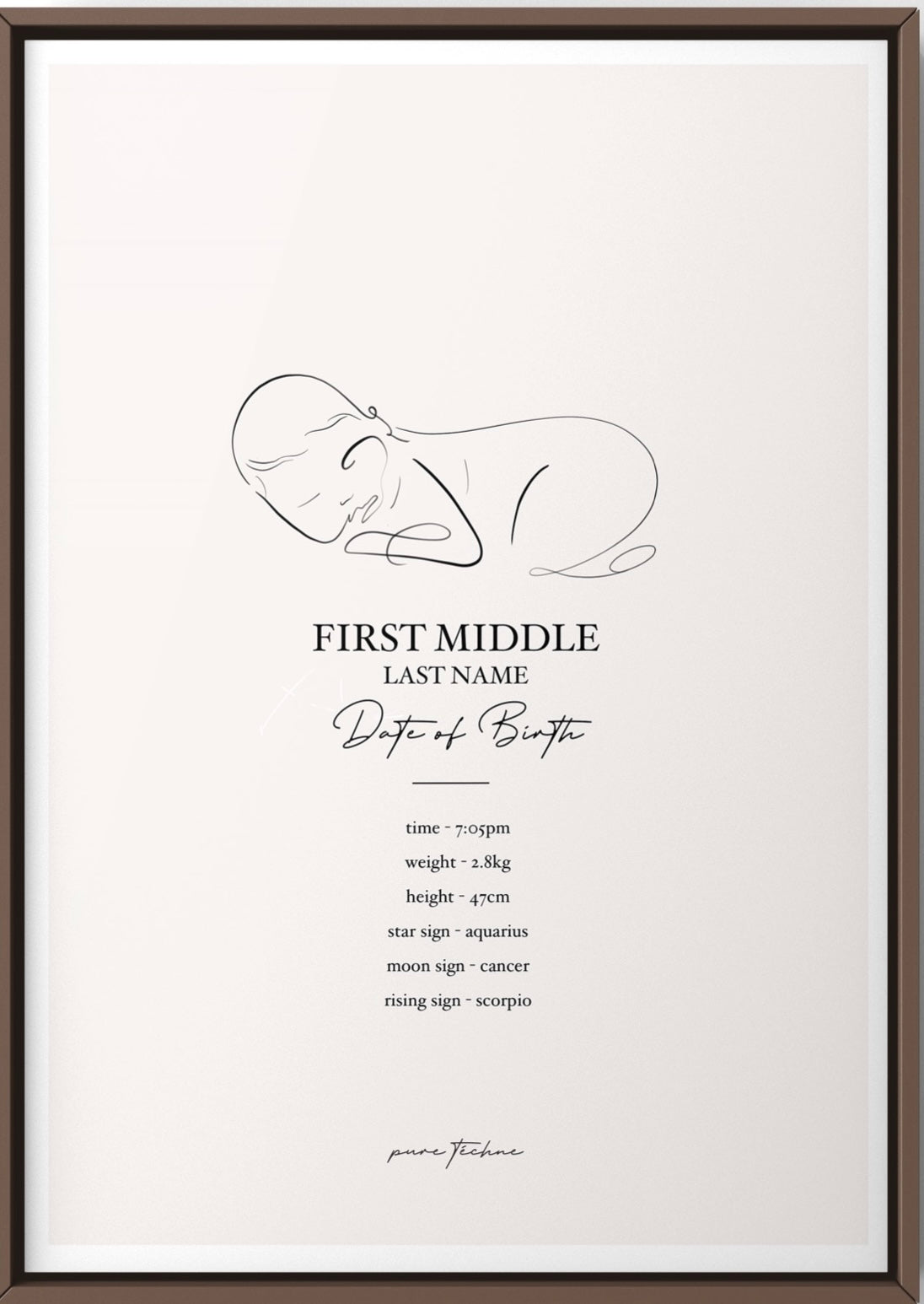 For My Baby - A4 Print
