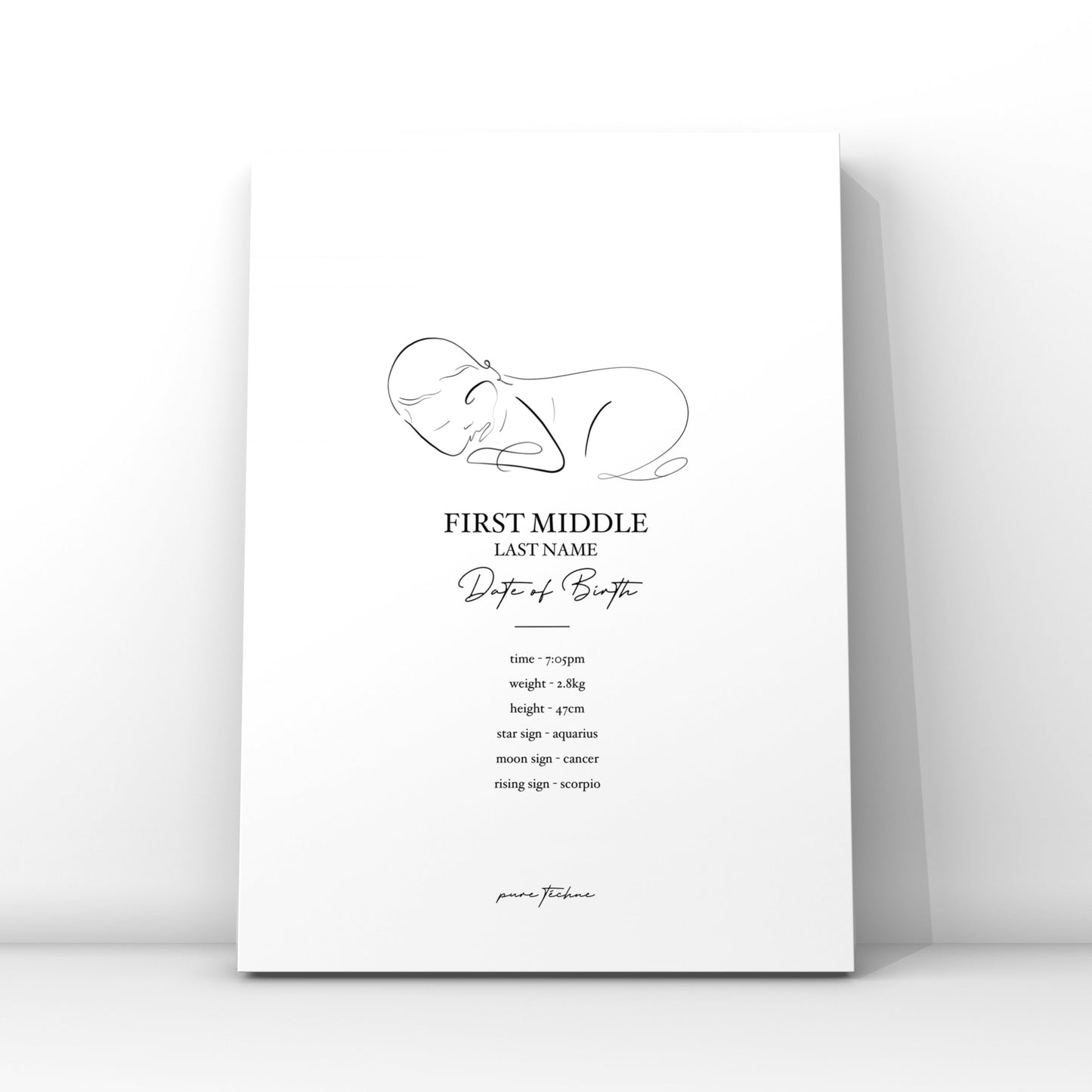 For My Baby - A4 Print
