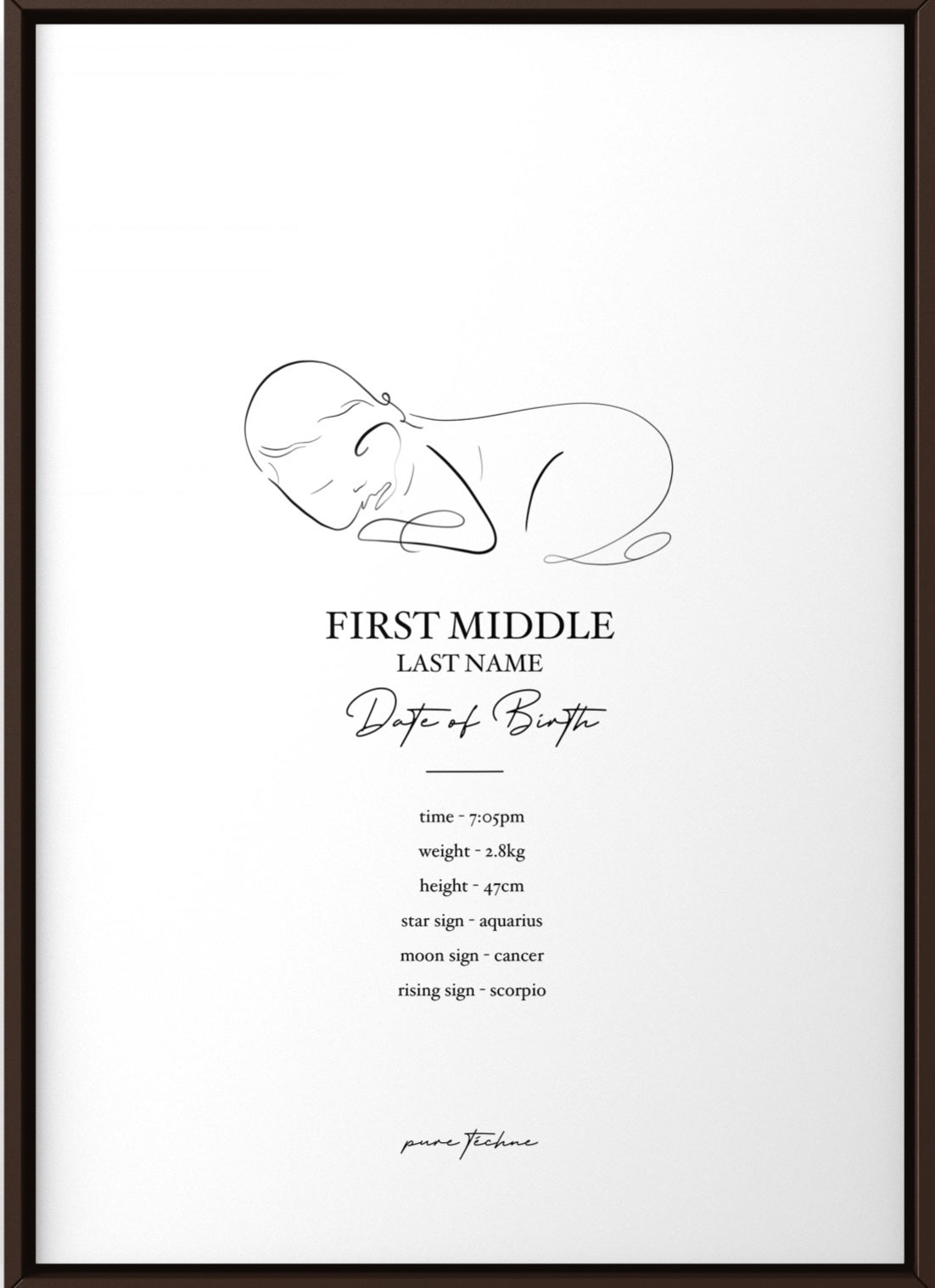For My Baby - A4 Print