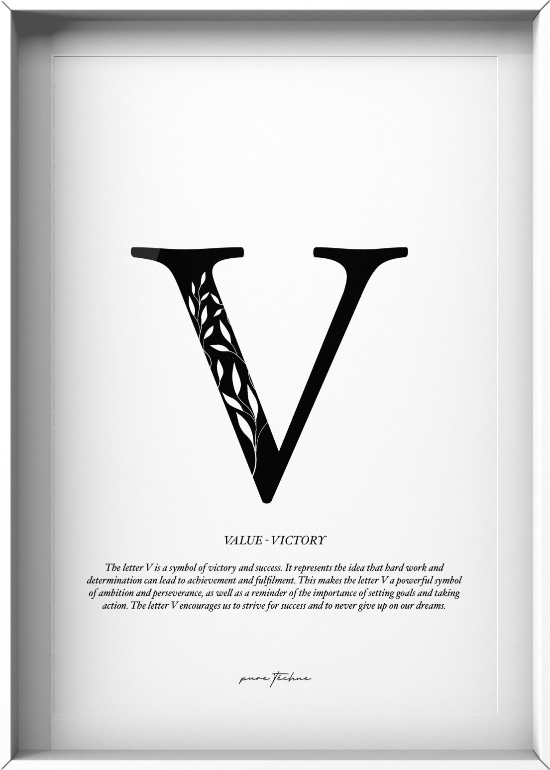 The Letter V
