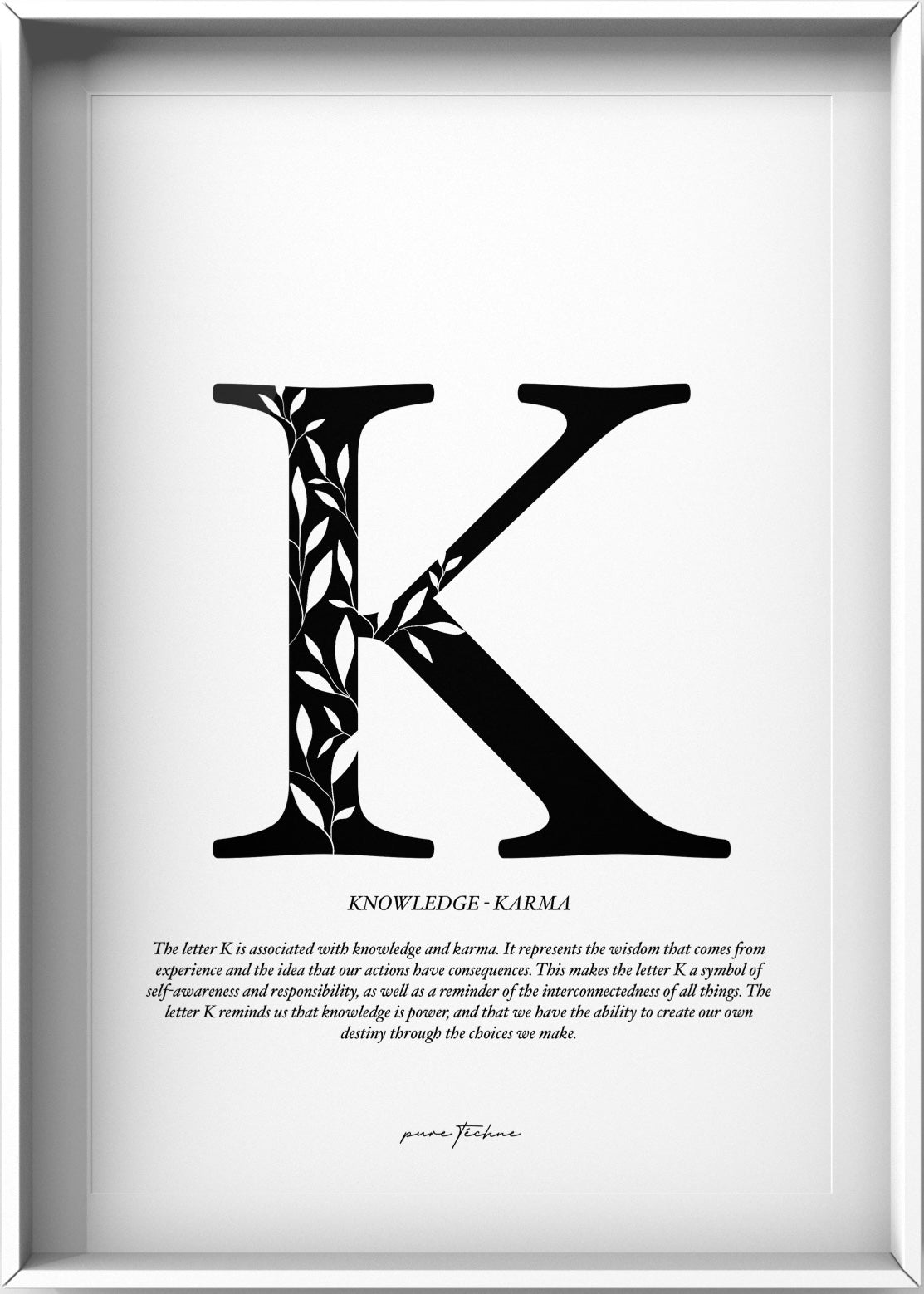 The Letter K