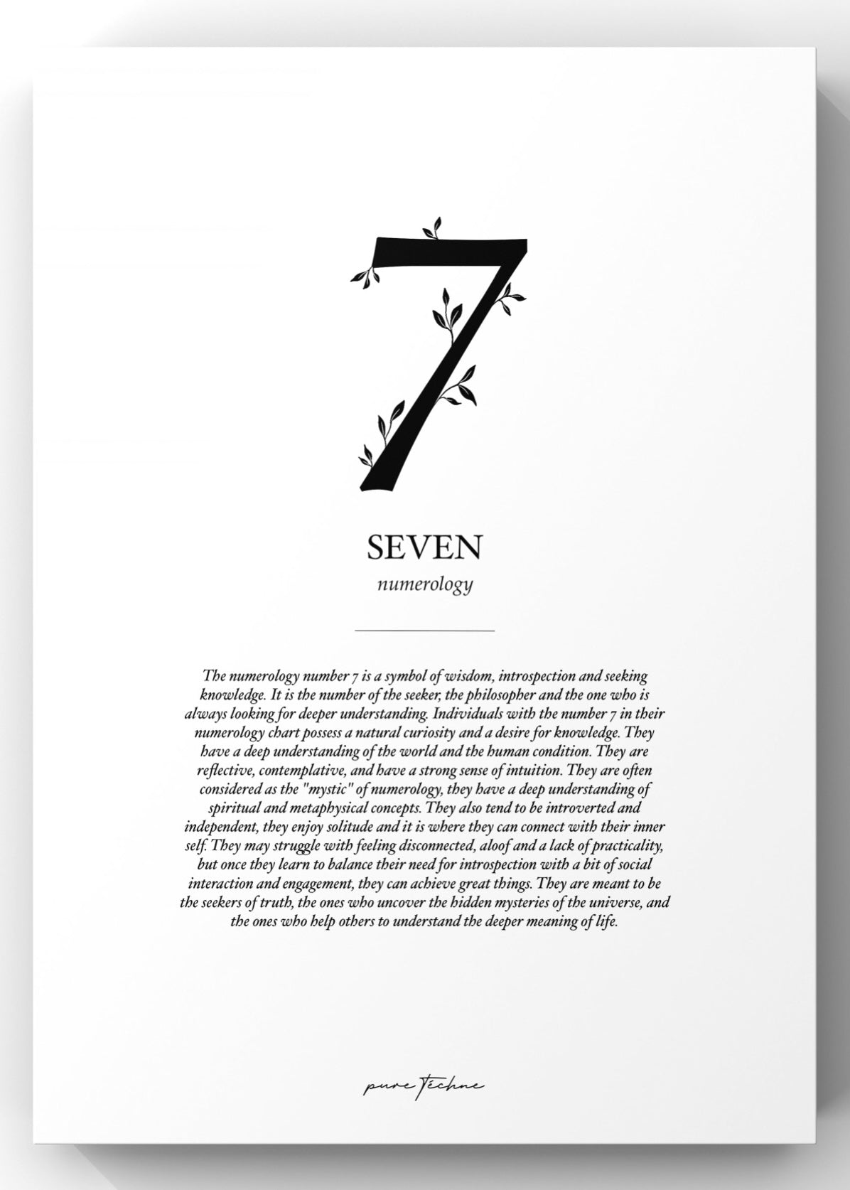 Number Seven - Numerology