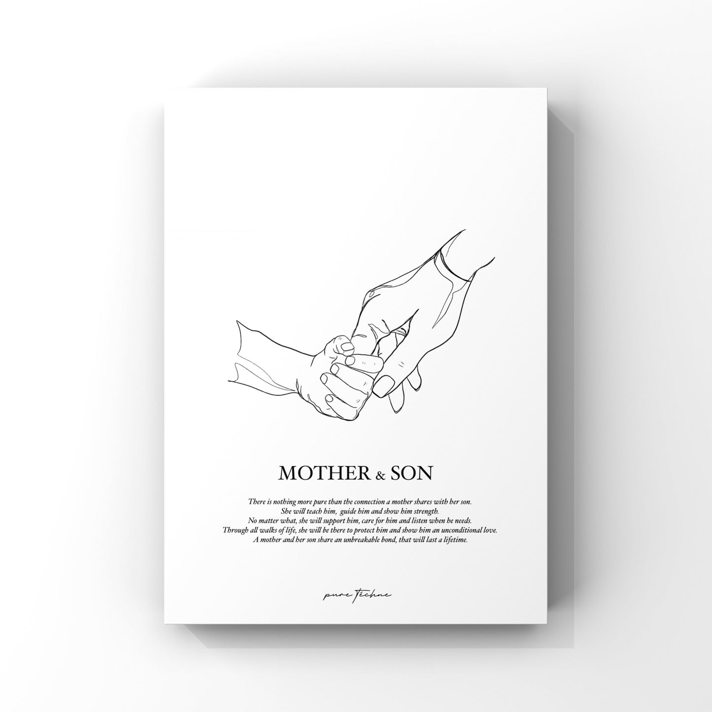 Mother & Son - A4 Print