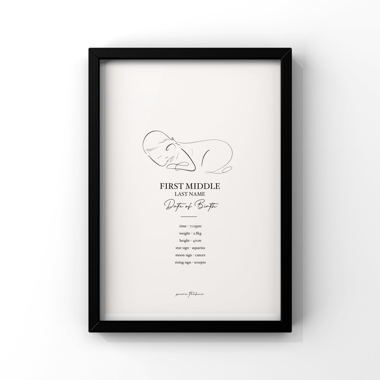 For My Baby - A4 Print