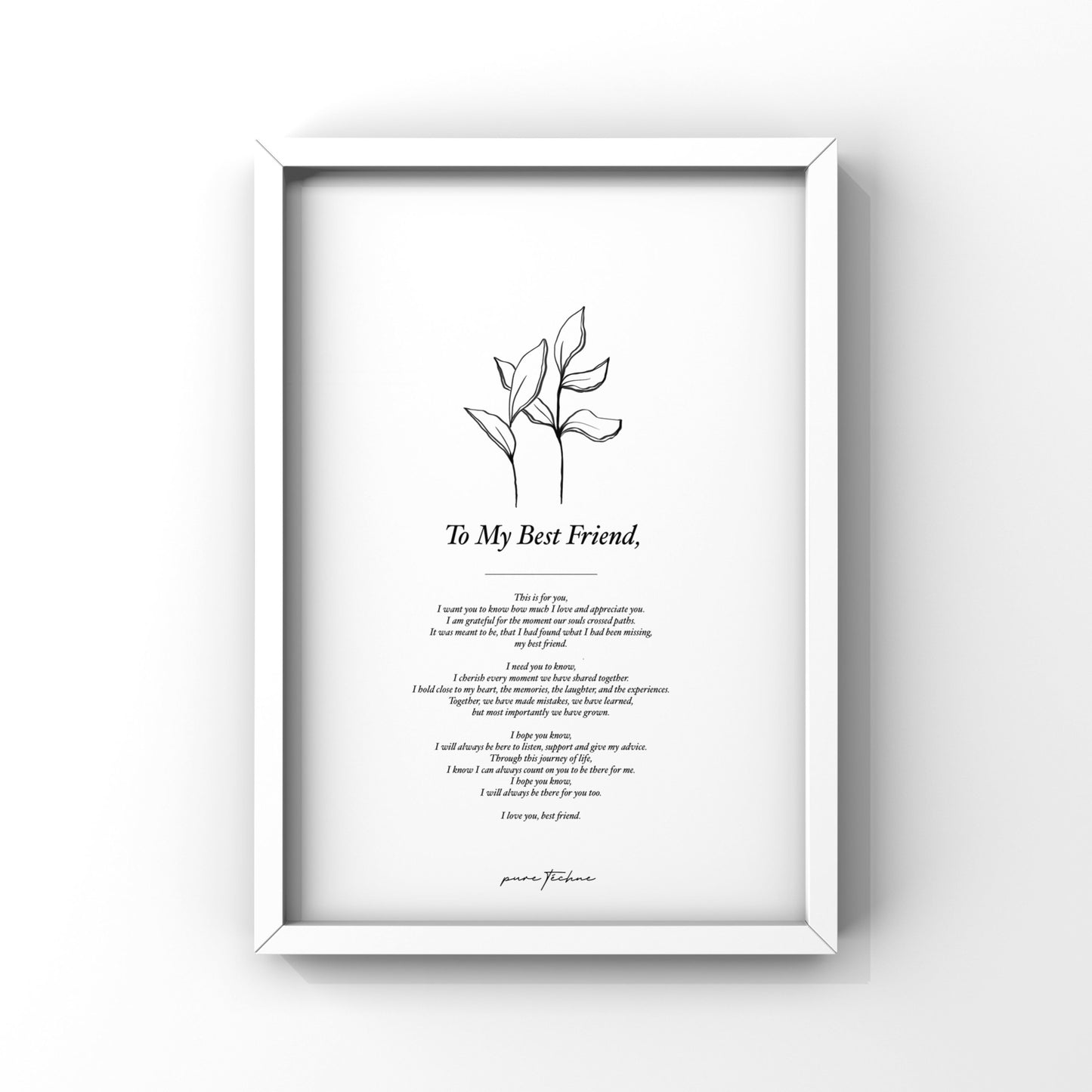 art print for best friend