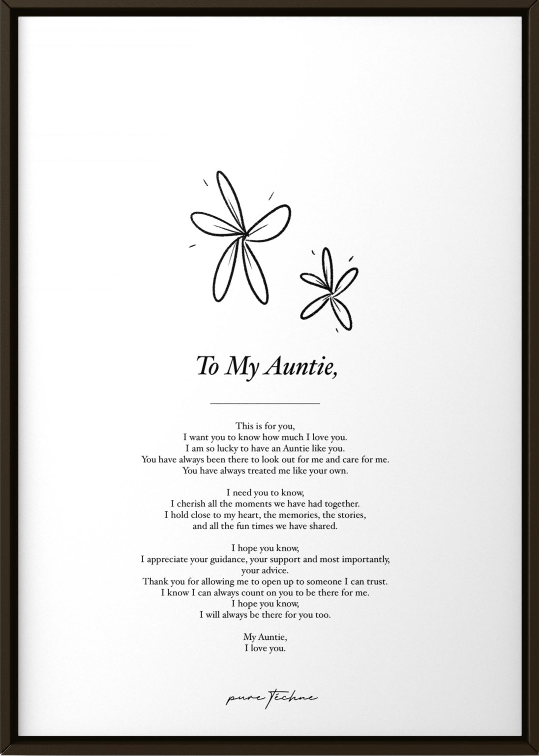 Auntie - A4 Print