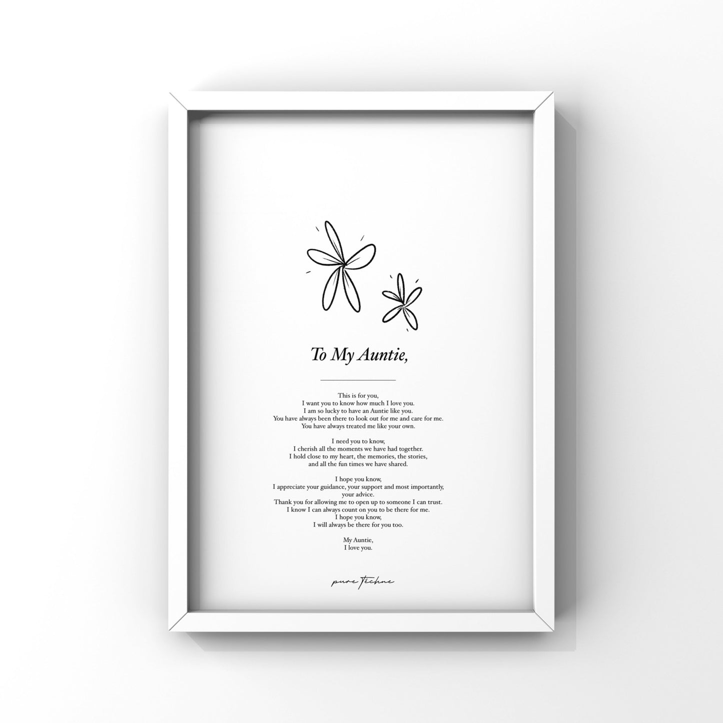Auntie - A4 Print