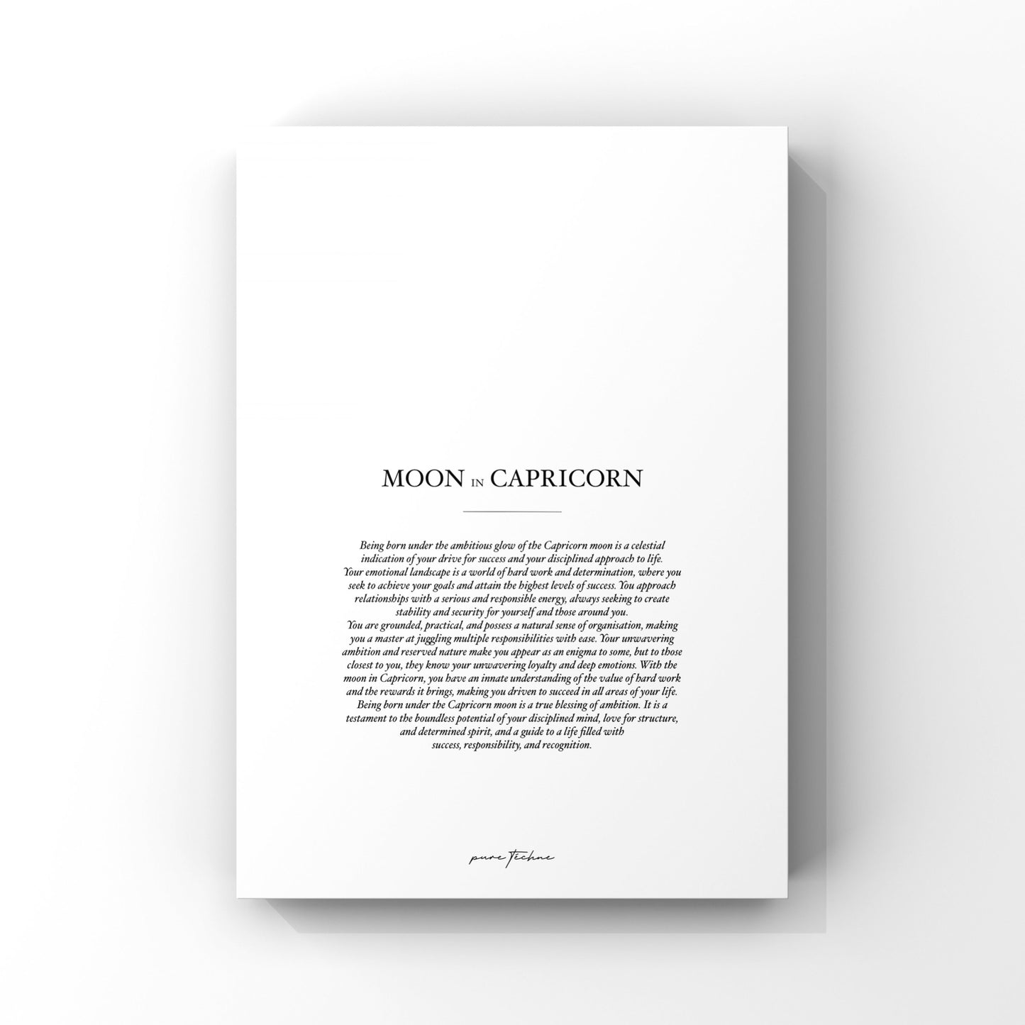 The Capricorn Moon