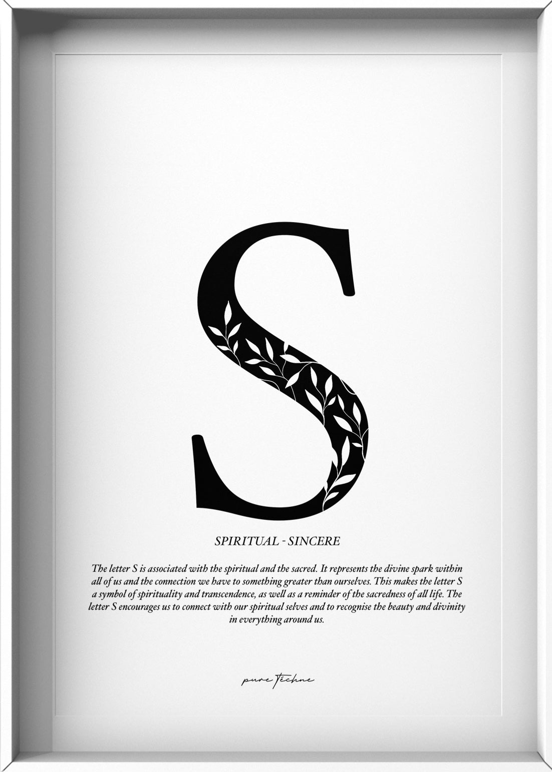 The Letter S