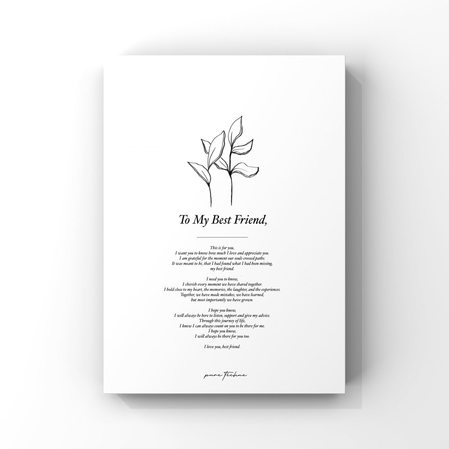art print for best friend