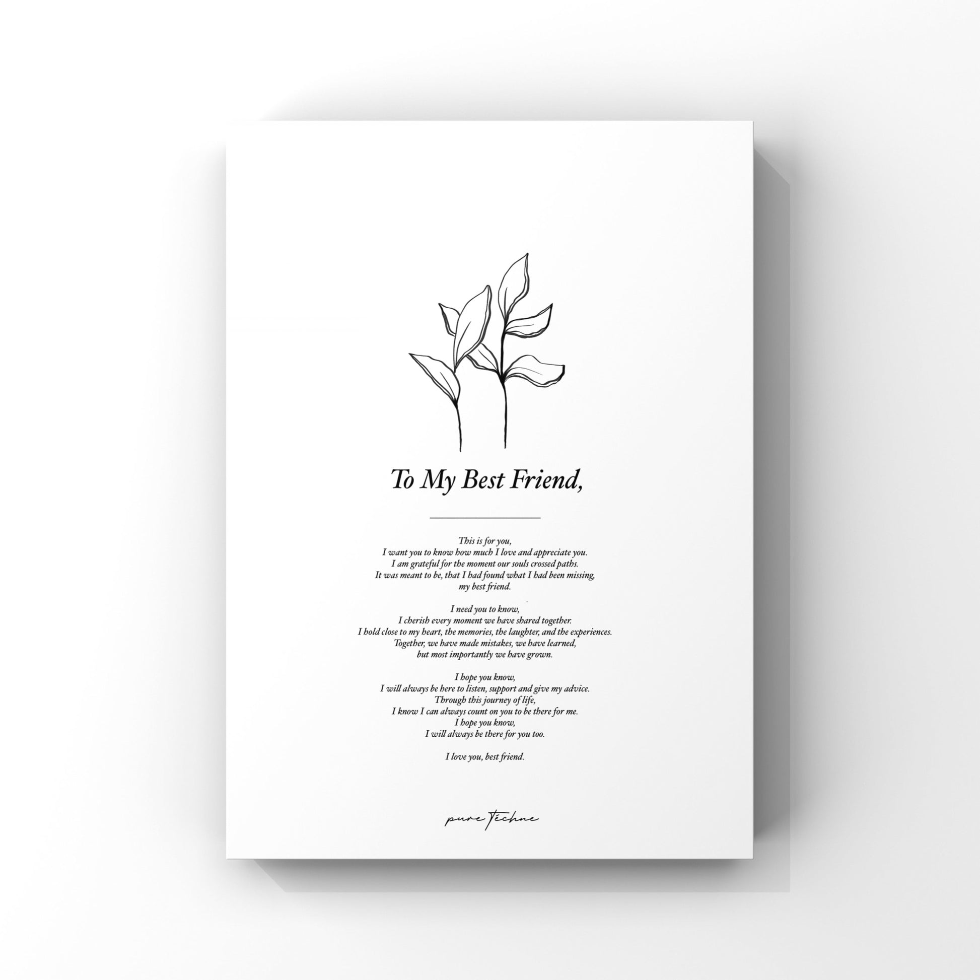 art print for best friend