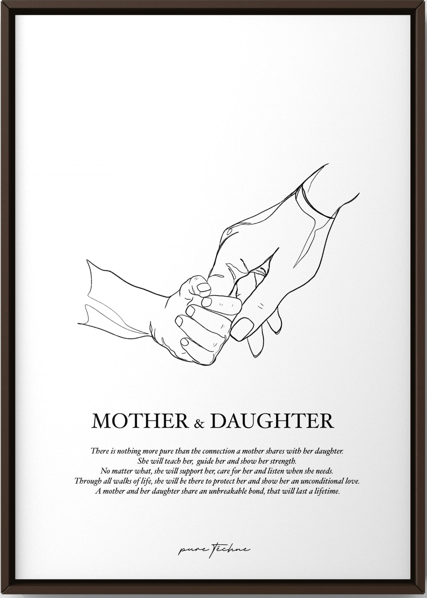Mother & Daughter - A4 Print