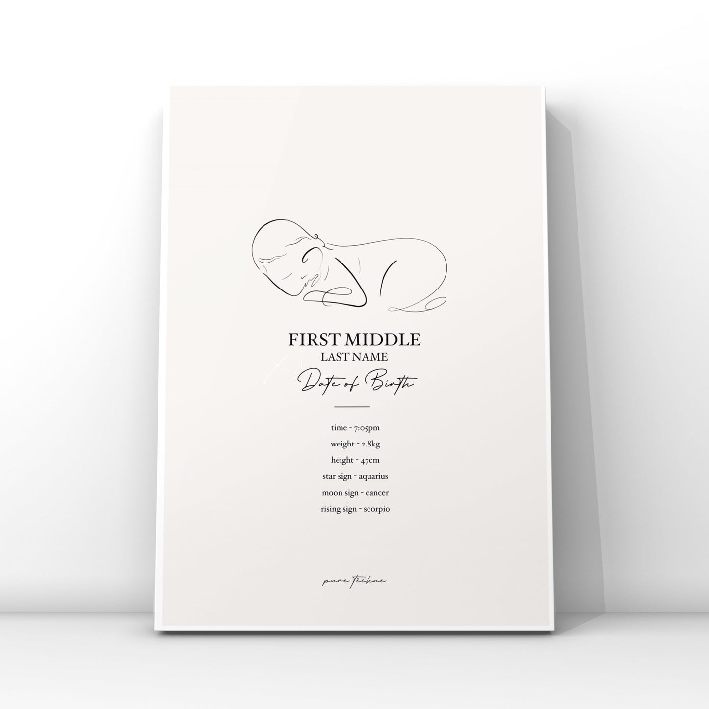 For My Baby - A4 Print