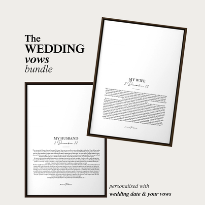 The Wedding Vows - Bundle Set