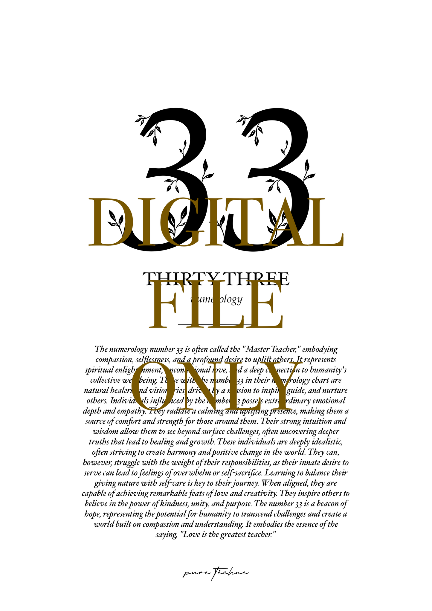 Numerology Prints