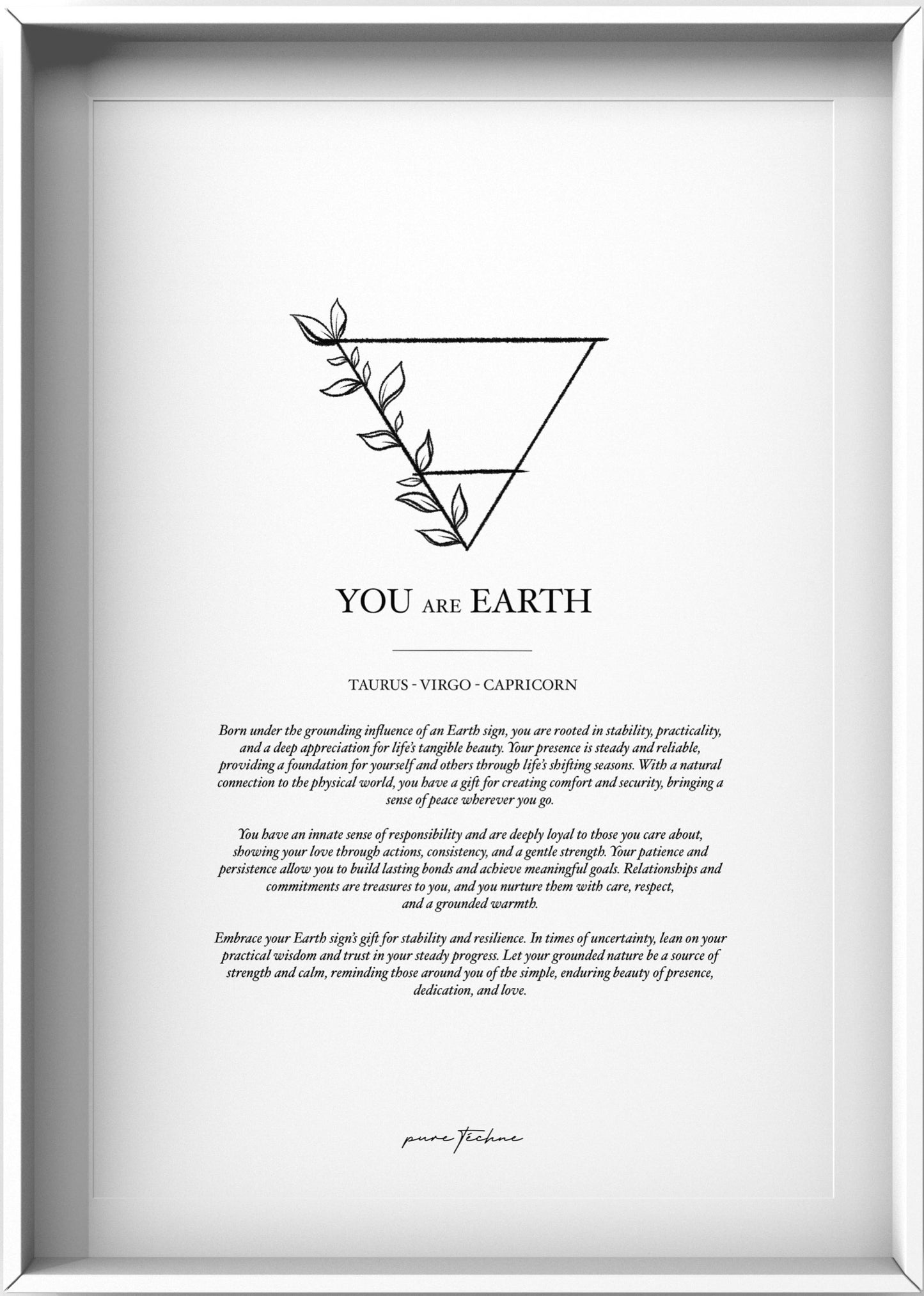 You are Earth - A4 Print