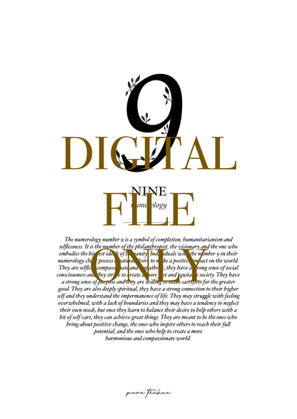 Numerology Prints