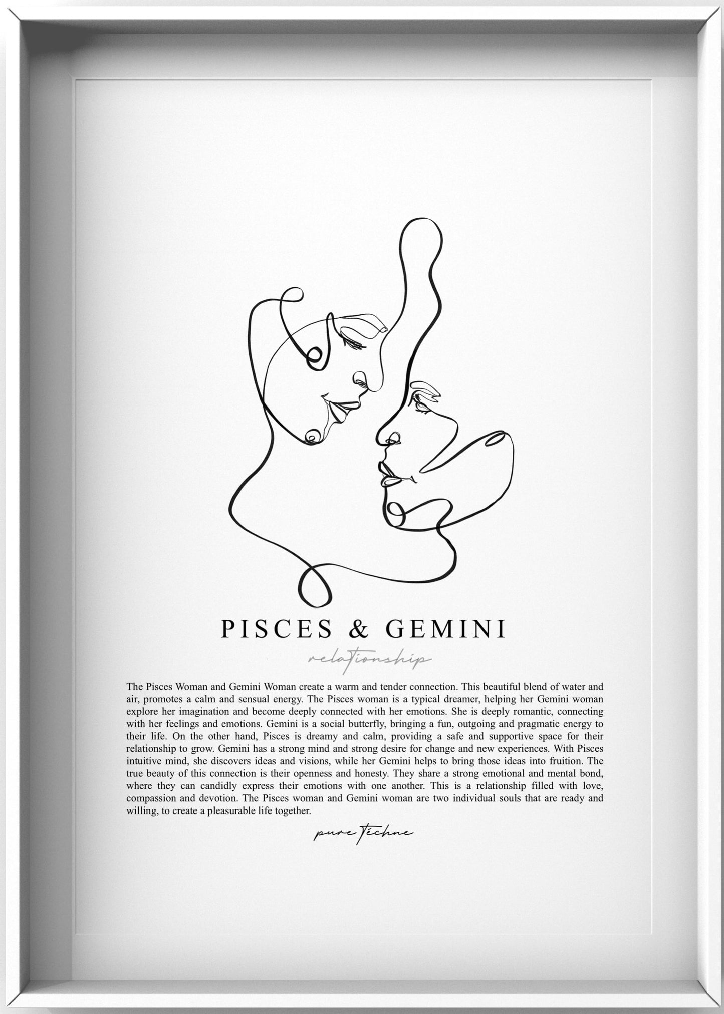 Pisces Woman & Gemini Woman