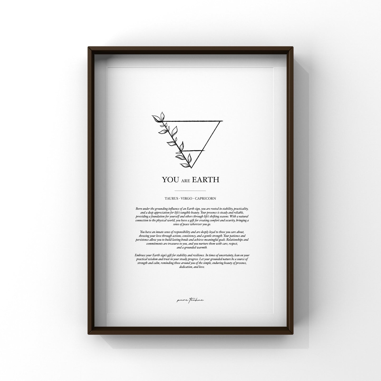 You are Earth - A4 Print