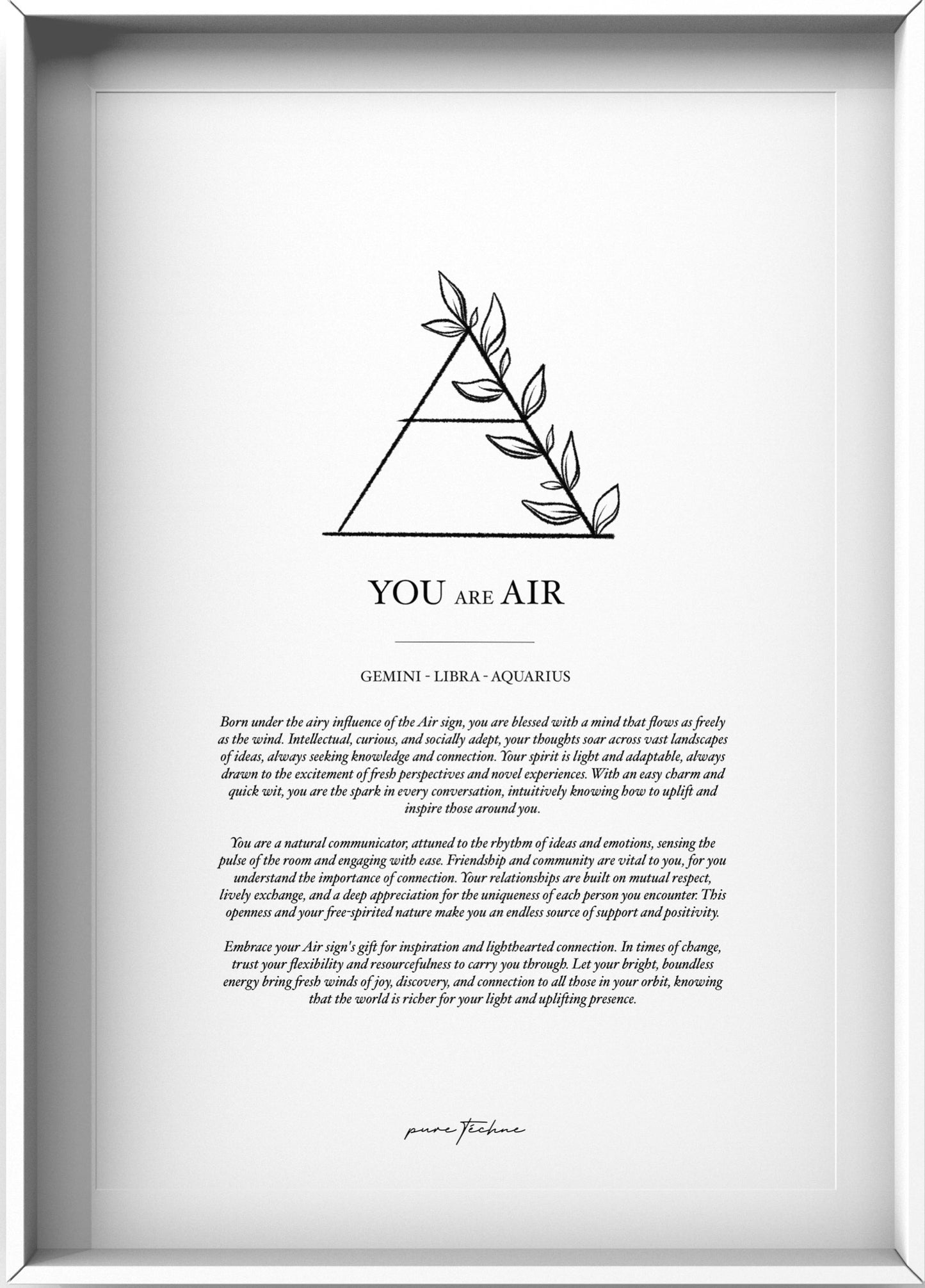 You are Air - A4 Print