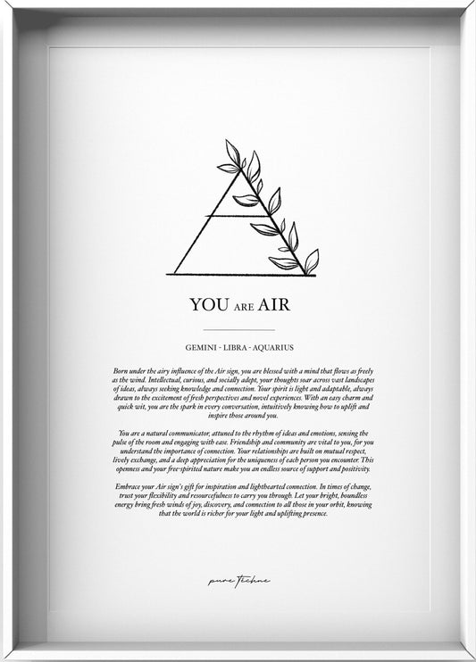 You are Air - A4 Print