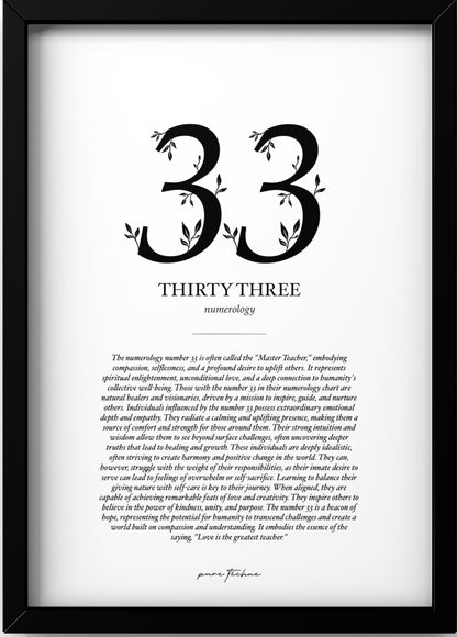 Number Thirty Three - Numerology