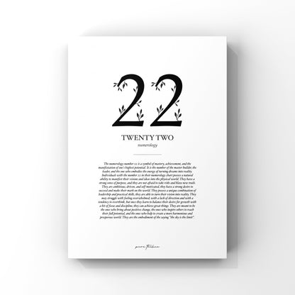 Number Twenty Two - Numerology