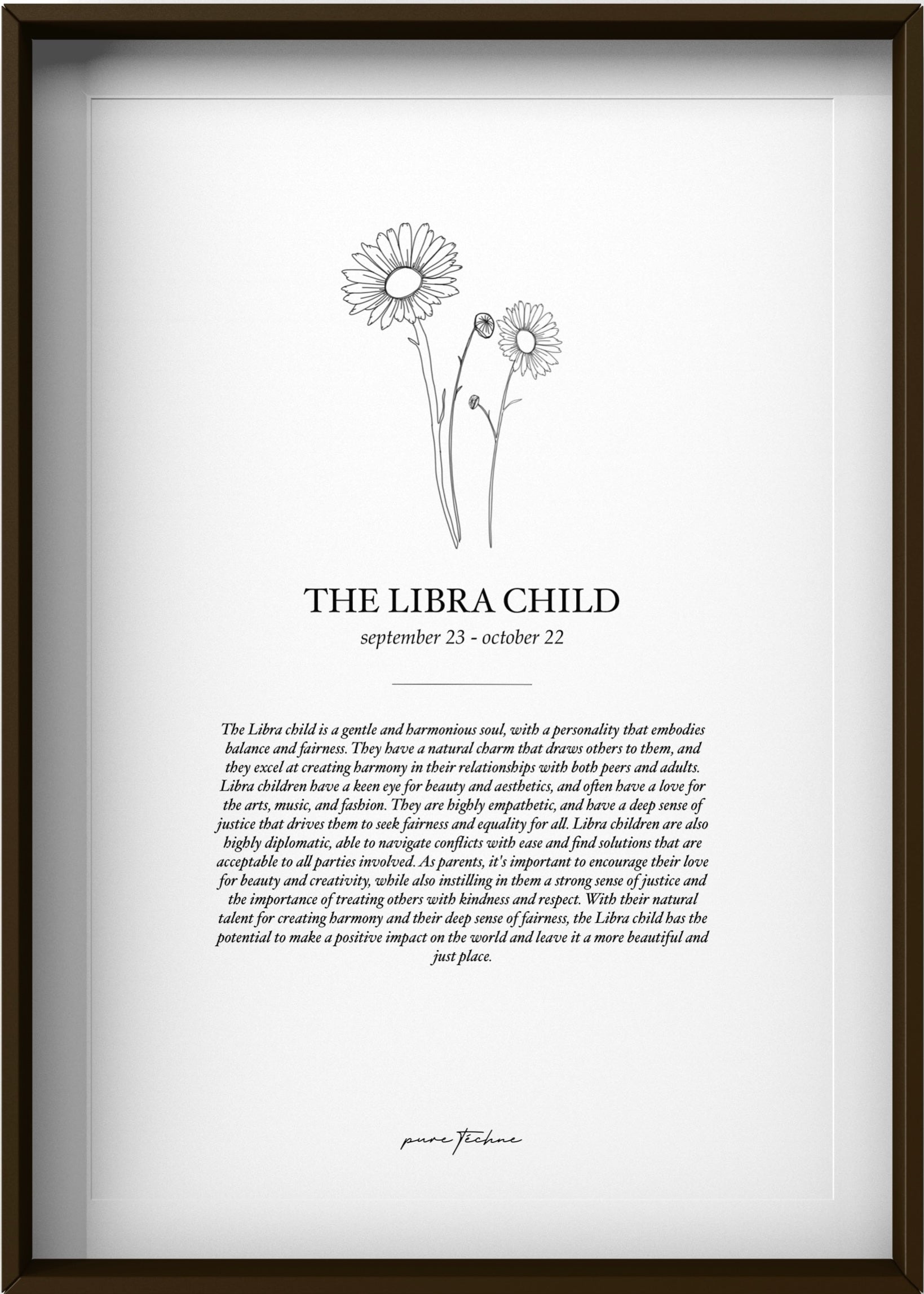 Libra Child The Libra Child – Pure Téchne