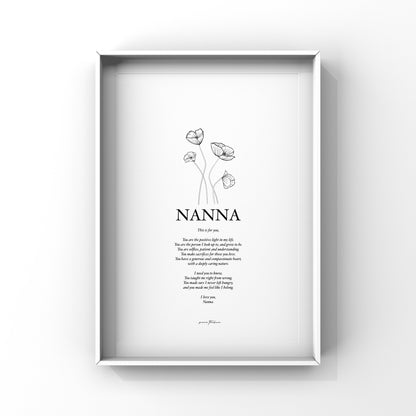 Nanna - A4 Print