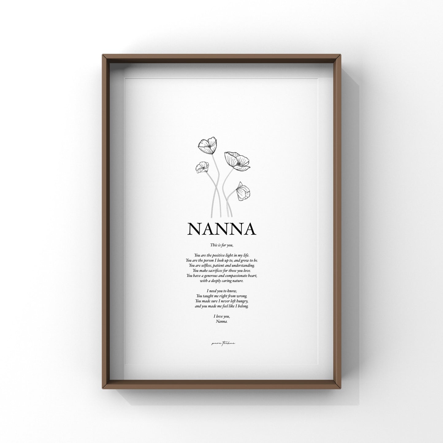 Nanna - A4 Print