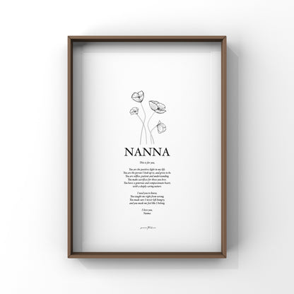 Nanna - A4 Print