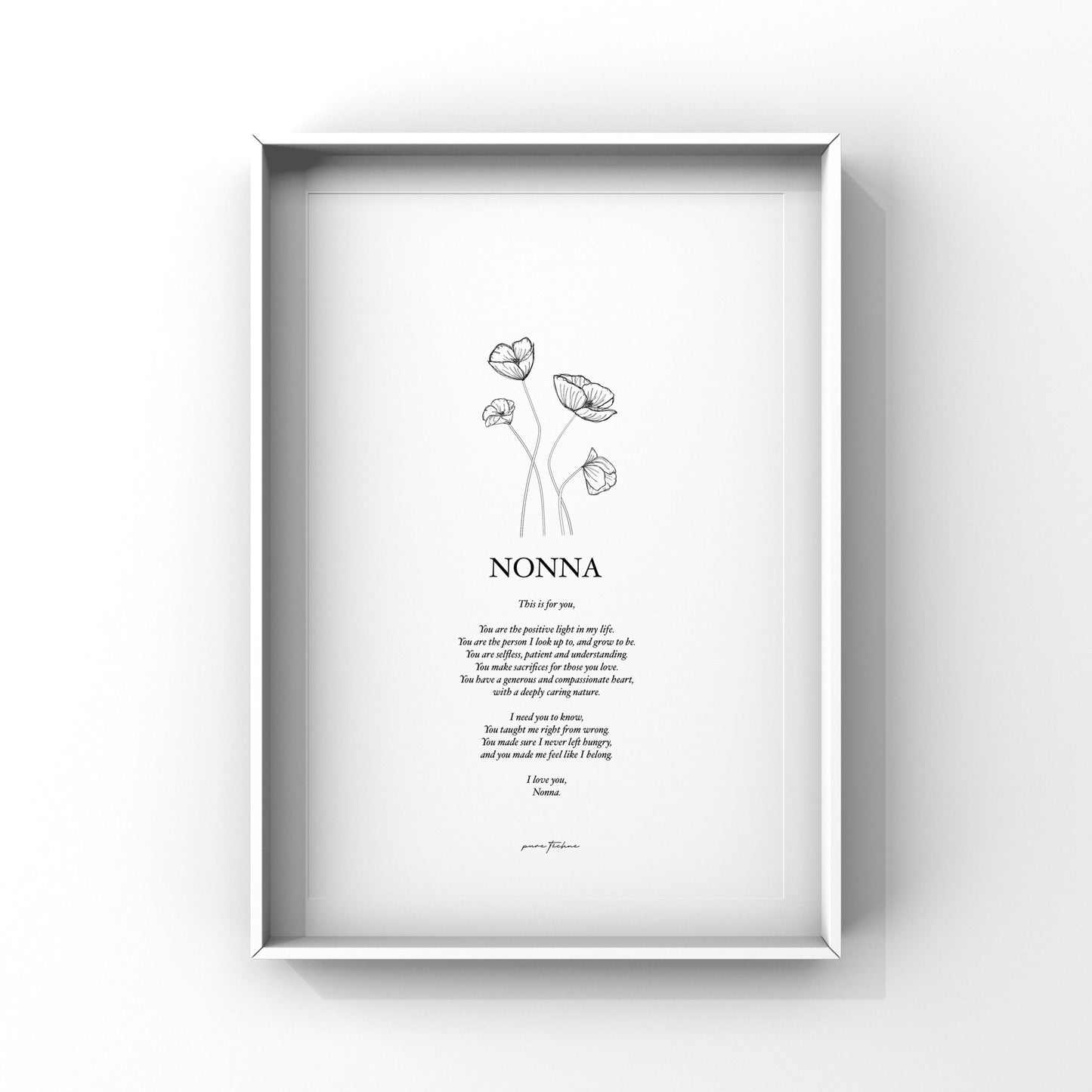 Nonna - A4 Print