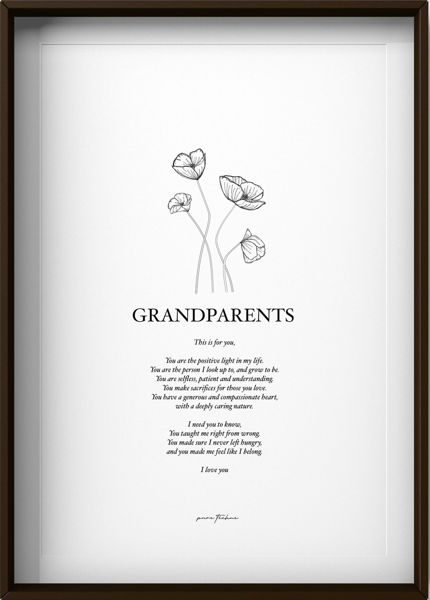 Grandparents - A4 Print