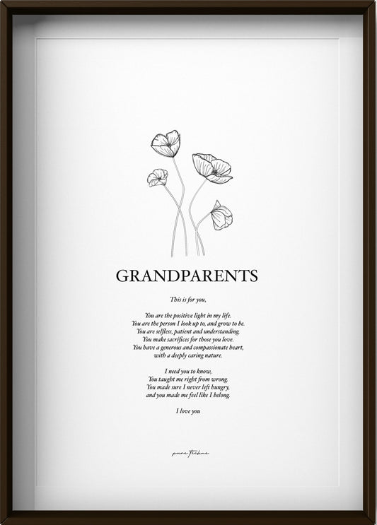 Grandparents - A4 Print