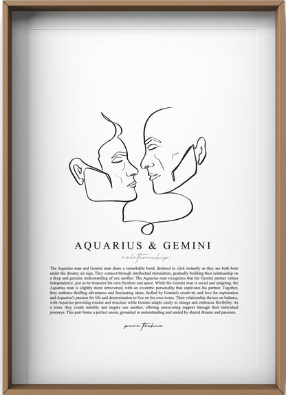 Aquarius Man & Gemini Man