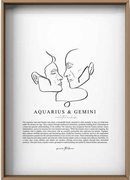 Aquarius Man & Gemini Man