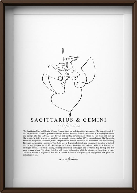 Sagittarius Man & Gemini Woman