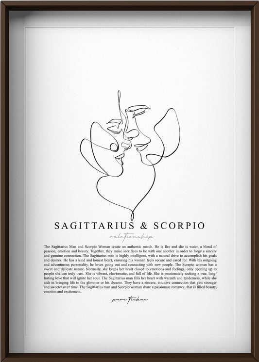 Sagittarius Man & Scorpio Woman